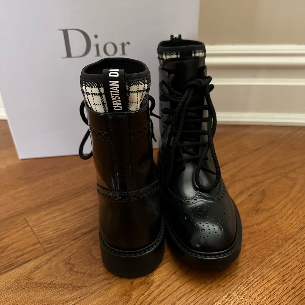 CHRISTIAN DIOR black boots - Picture 5 of 16